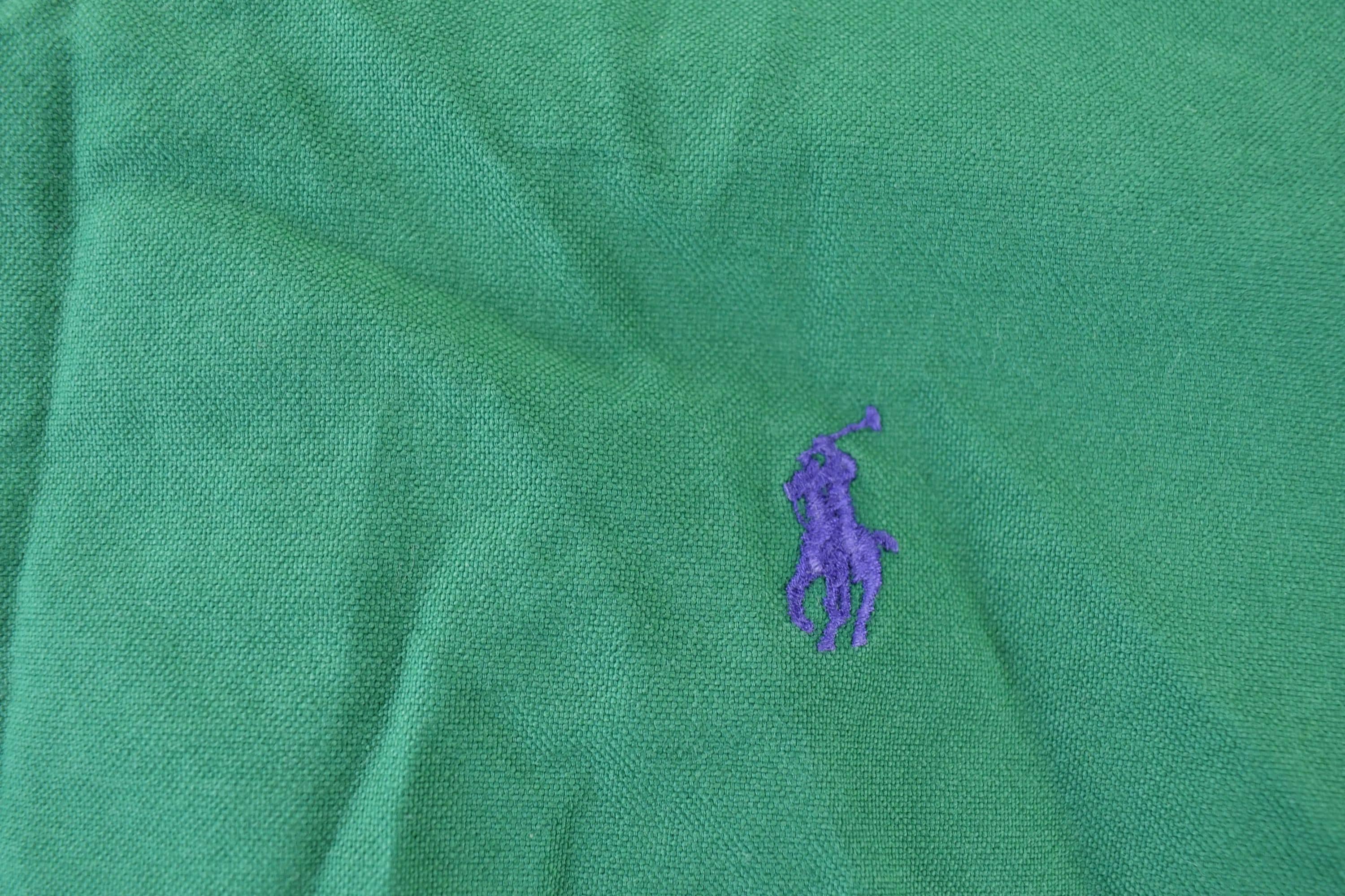 Vintage 90s Ralph Lauren Hunter Green Button Up Shirt
