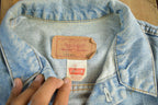 Vintage 1980s Levi's Denim Jean Trucker Jacket Adult 20