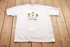 Vintage 1990s Embroidered Aruba We Be Jamin! Pace Sign Souvenir T Shirt