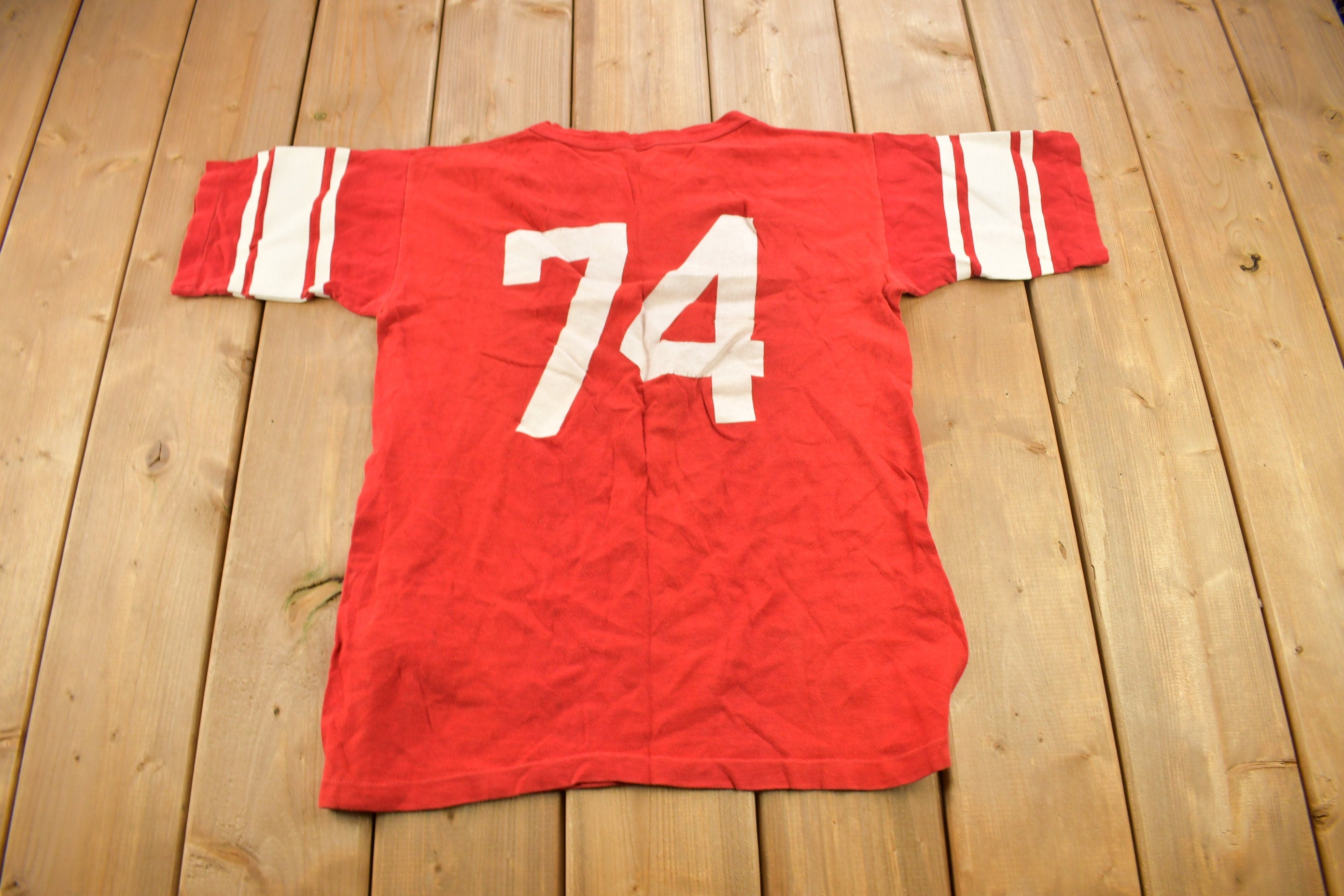 Vintage 1974 Big Red Machine Country Jersey Style Champion T Shirt