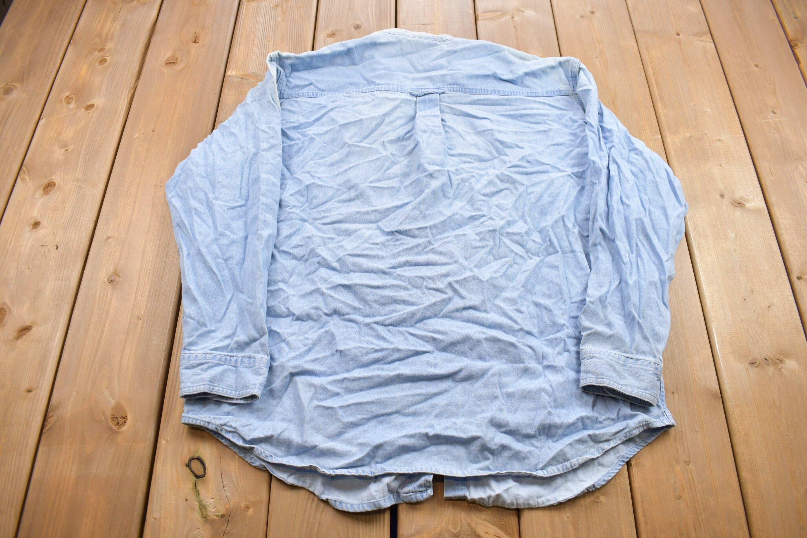 Vintage 1990s Corner Stone Denim Button Up Shirt