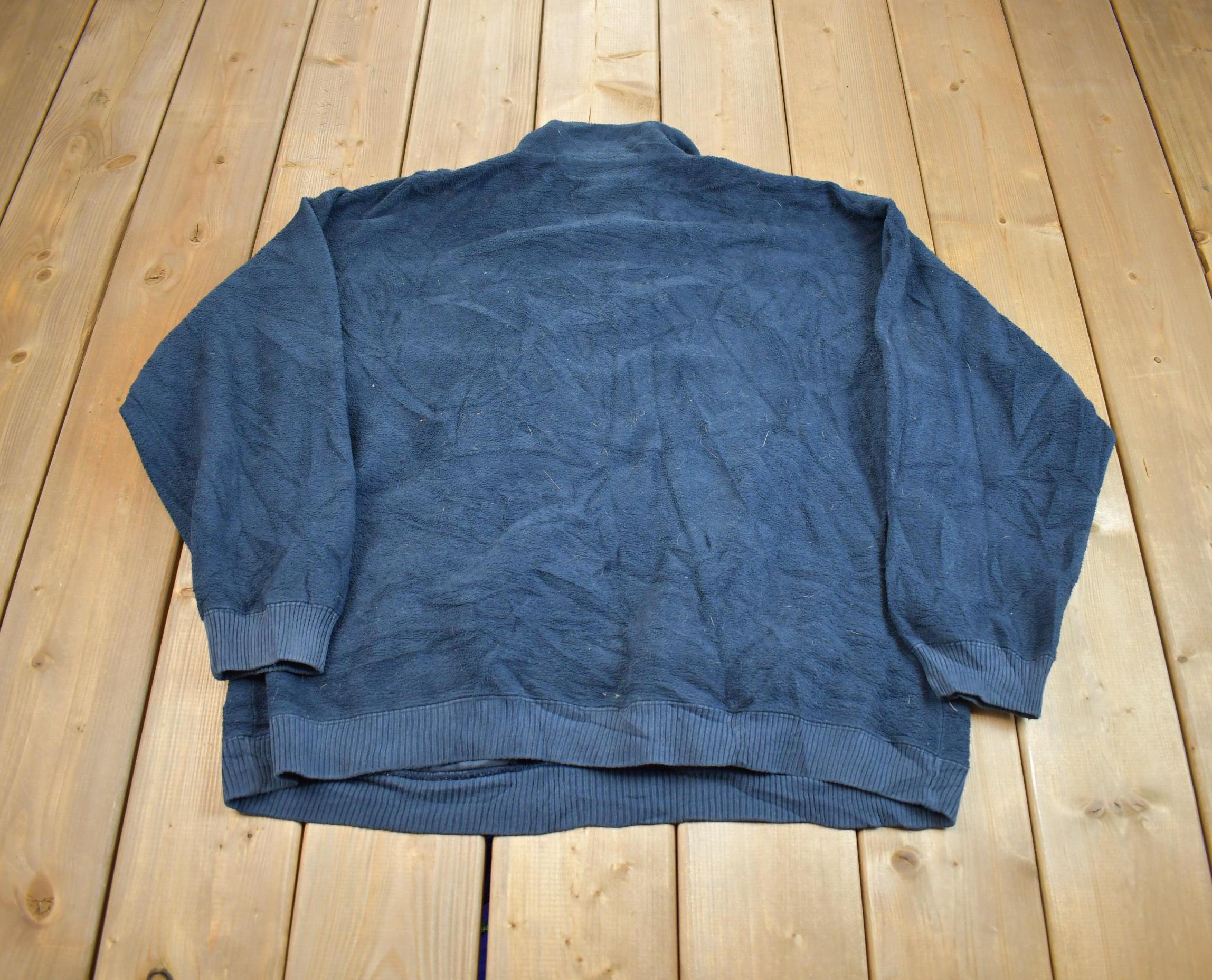 Vintage 1990s Big Dogs Embroidered Fleece Sweater