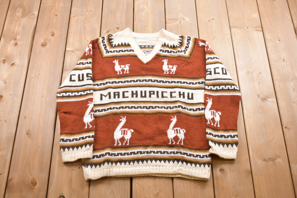Vintage Knitted Machupiccu Sweater