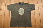 Vintage 1990s Semi Truck Themed Graphic T Shirt