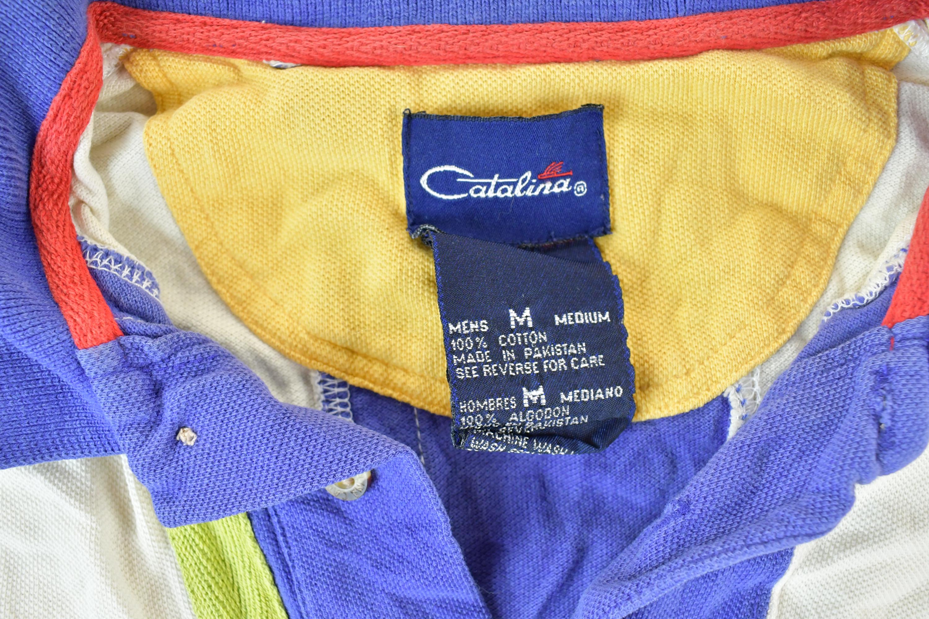 Vintage 1990s Catalina Button Up Polo Shirt