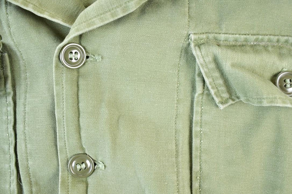 Vintage 1990's Military Button Up Shirt Mens M
