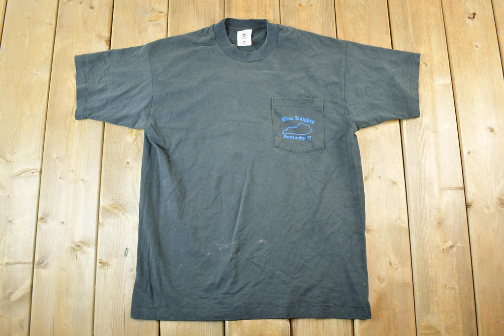 Vintage 1990s Blue Knights Memorial Day Remembrance Souvenir T-Shirt Mens L
