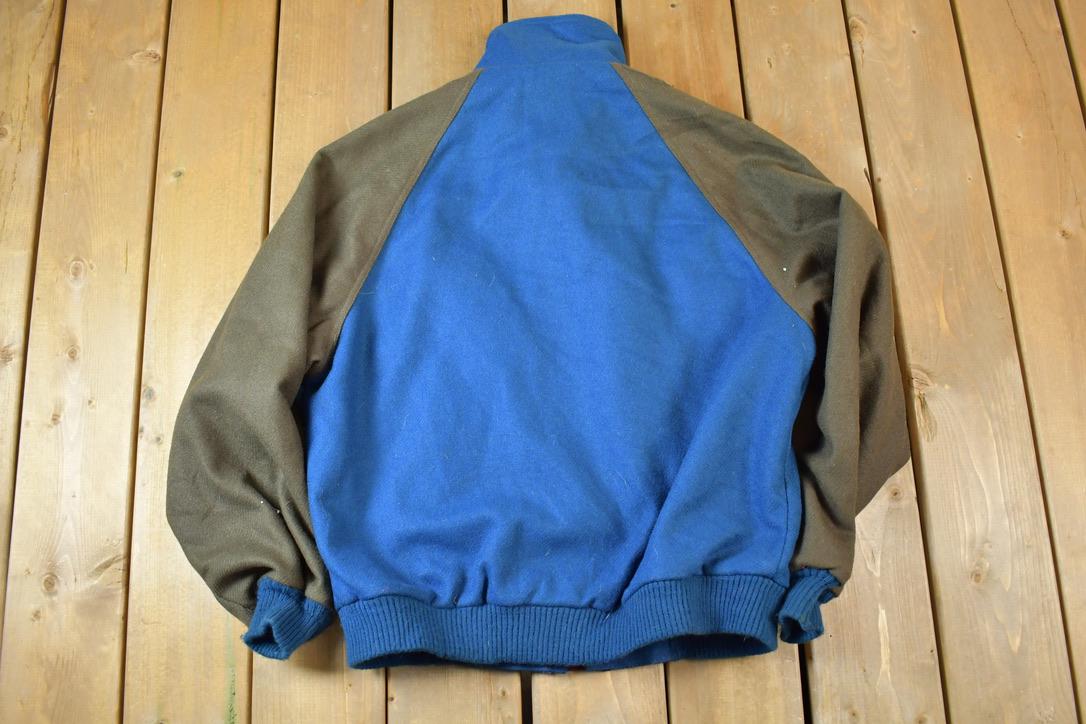 Vintage 1990s Pendleton LOBO 100% Pure Virgin Wool Button Up Jacket Made In USA