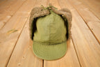 Vintage 1953 Military Pile Field Cap Hat Size 7 1