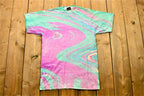 Vintage 90's All Over Marble Print T-Shirt