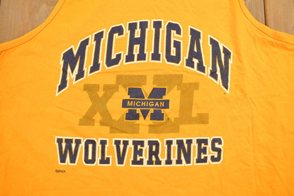 Vintage 1990s Michigan Wolverines Souvenir Tank Top