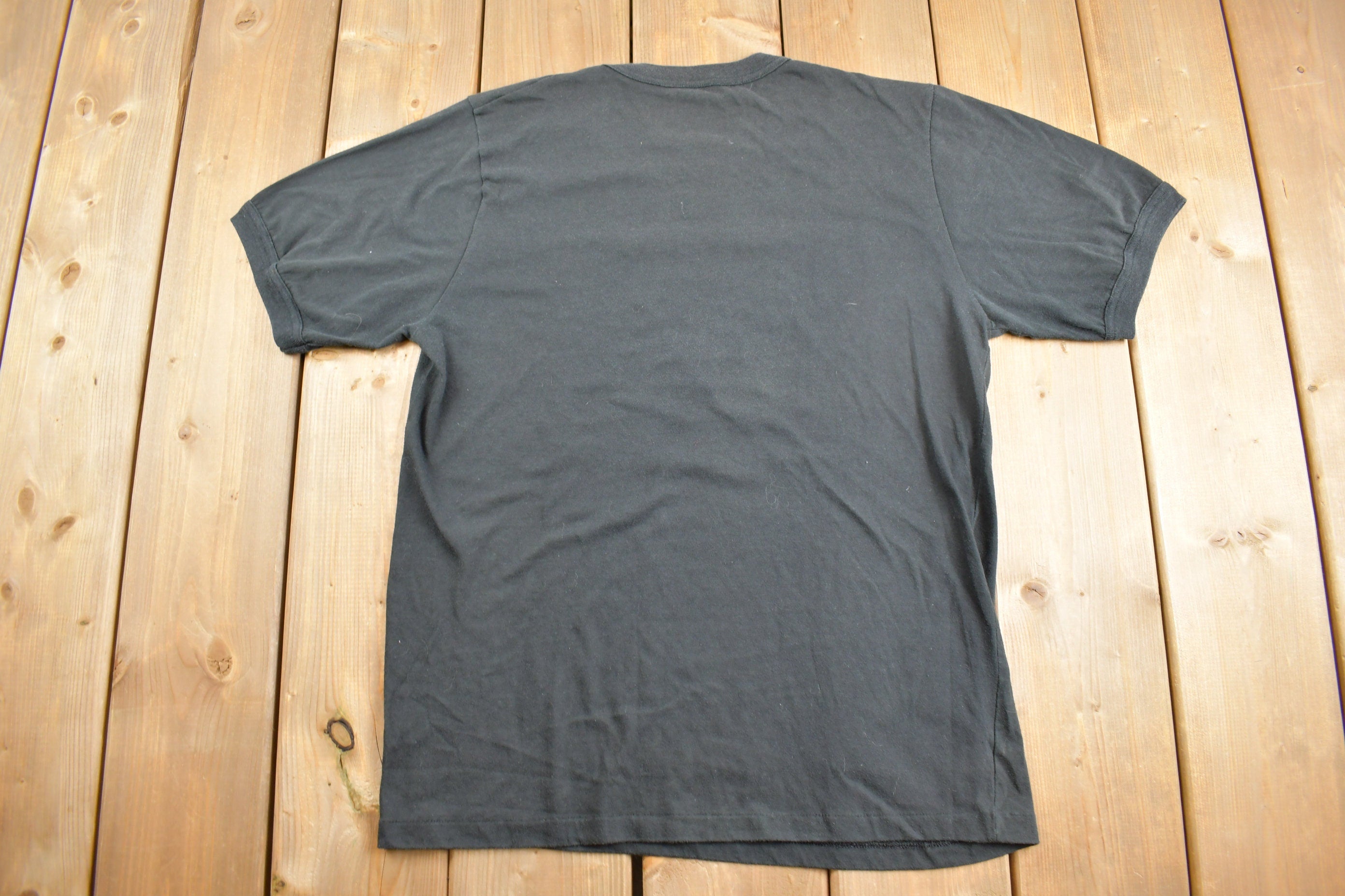 Vintage 1980s Manitoba Great Northern Pike Theme Graphic T-Shirt