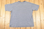 Vintage 1990s Aeropostale Skateboarding Striped Grunge T-Shirt Men's L
