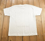 Vintage 1990s Bank One Hanes Single Stitch Graphic T Shirt Made In USA