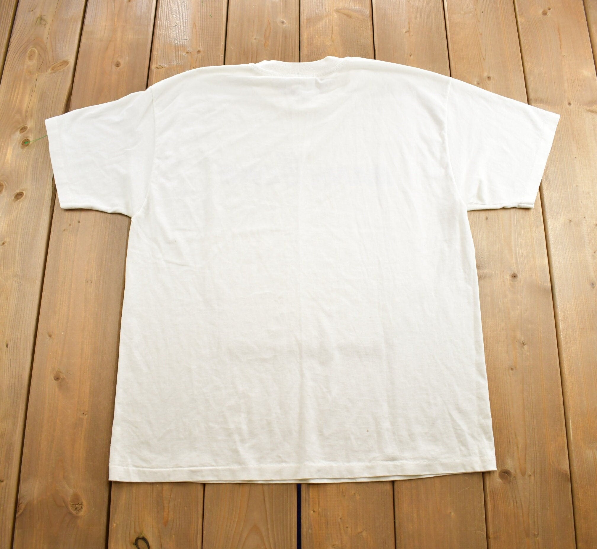 Vintage 1990s Bank One Hanes Single Stitch Graphic T Shirt Made In USA