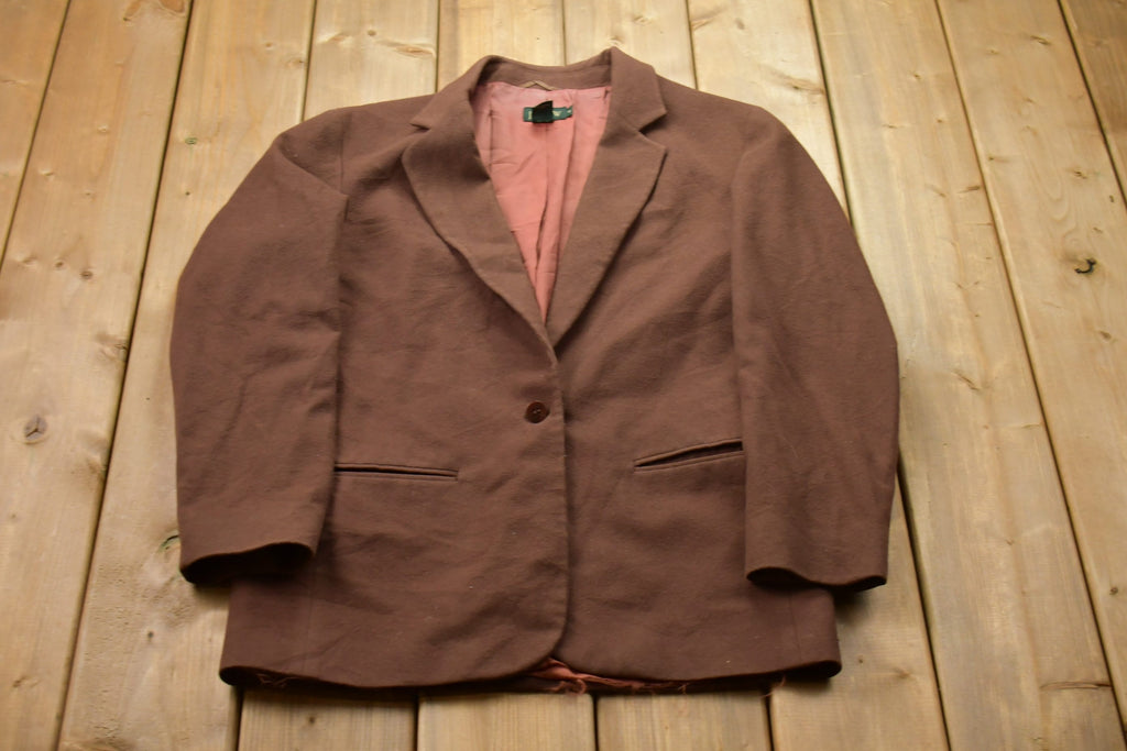 Vintage 1990s J. Crew 100% Wool Jacket