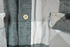 Vintage 1990s Winter Run Plaid Flannel Button Up Shirt Mens XL