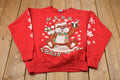 Vintage 1990s Merry Christmas Teddy Bear Christmas Sweater