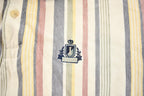 Vintage 2000s Striped Izod Embroidered Emblem Polo Shirt