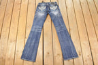 Vintage Deadstock Y2K Miss Me Bedazzled Low Rise Jeans Women's Size 26x31