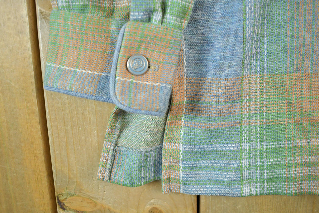 Vintage 1970s Douglas Mare Plaid Flannel Button Up Shirt Men's Large  70s True Vintage Button Up  Vintage Flannel  Outdoorsman