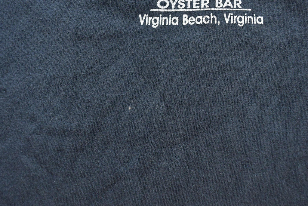Vintage 1990s Harpoon Larry's Oyster Bar Virginia Beach Souvenir T-Shirt Men's XL  Streetwear  Vacation Tee  Travel T Shirt  Promotional