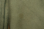 Vintage 1990s Timberland Army Green Knit Crewneck Sweatshirt