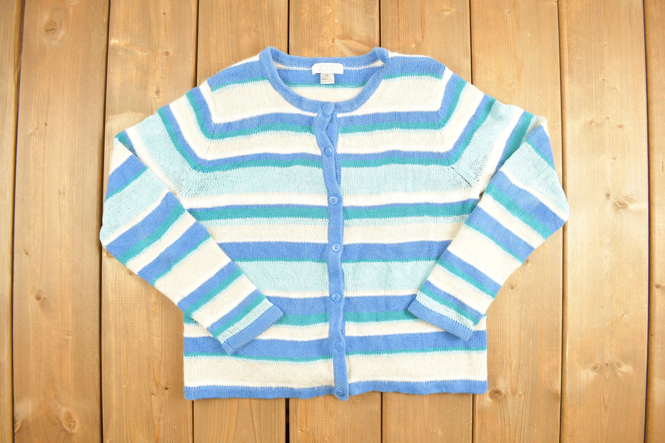Vintage 1990s Christopher & Banks Knit Cardigan Sweater