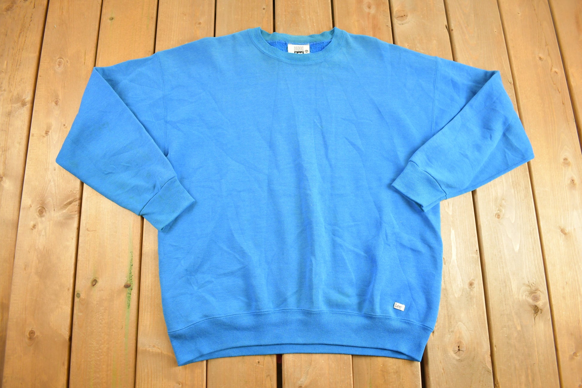Vintage 1990s Blank Blue Crewneck Sweatshirt