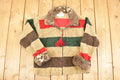 Vintage 1990s Tasha Polizzi Cheetah Cuff Fleece Outdoorsman Sweater Women's S