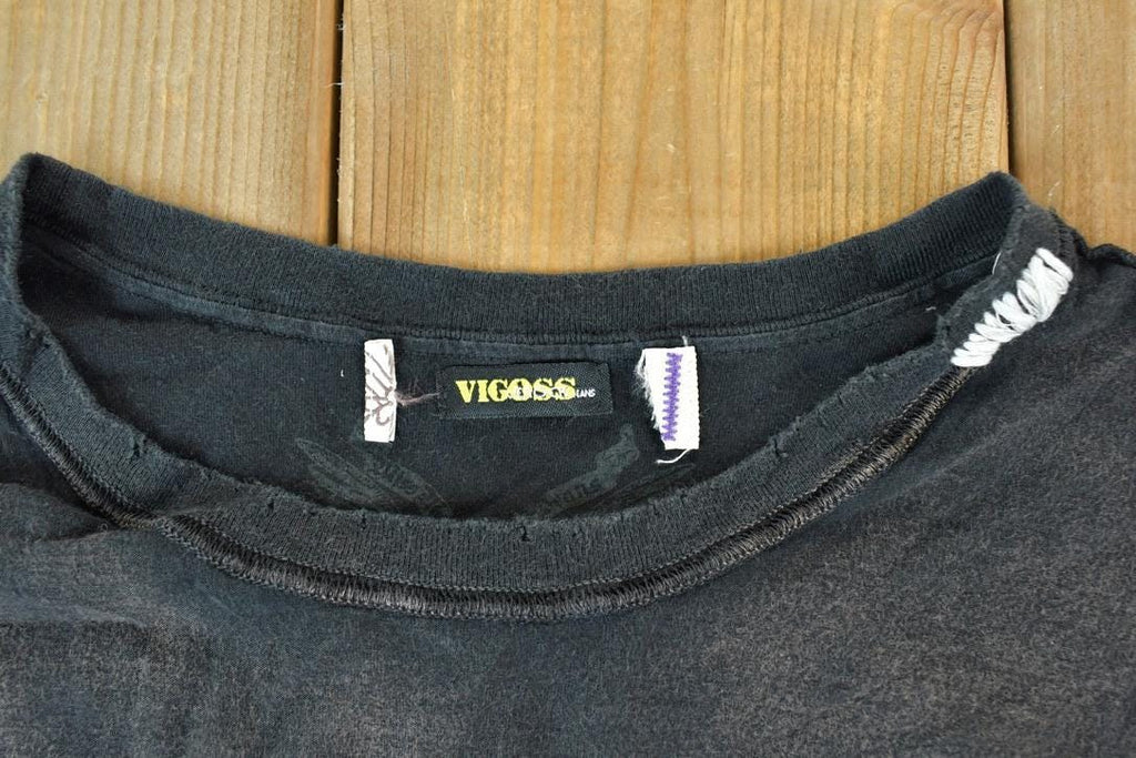 Women Vintage Vigoss Y2K Bedazzled Rockstar T-Shirt