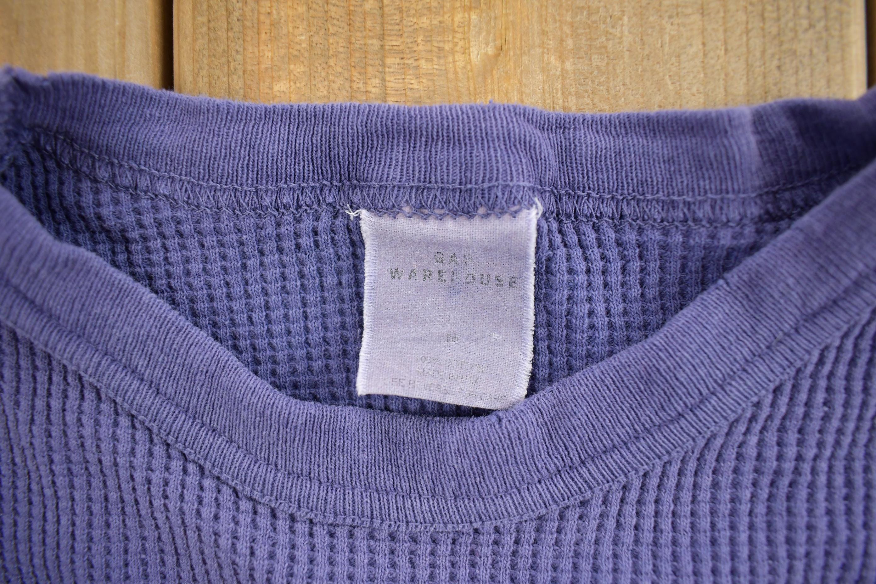 Vintage 1990s Denim Supply Co Waffle Knit Graphic Shirt
