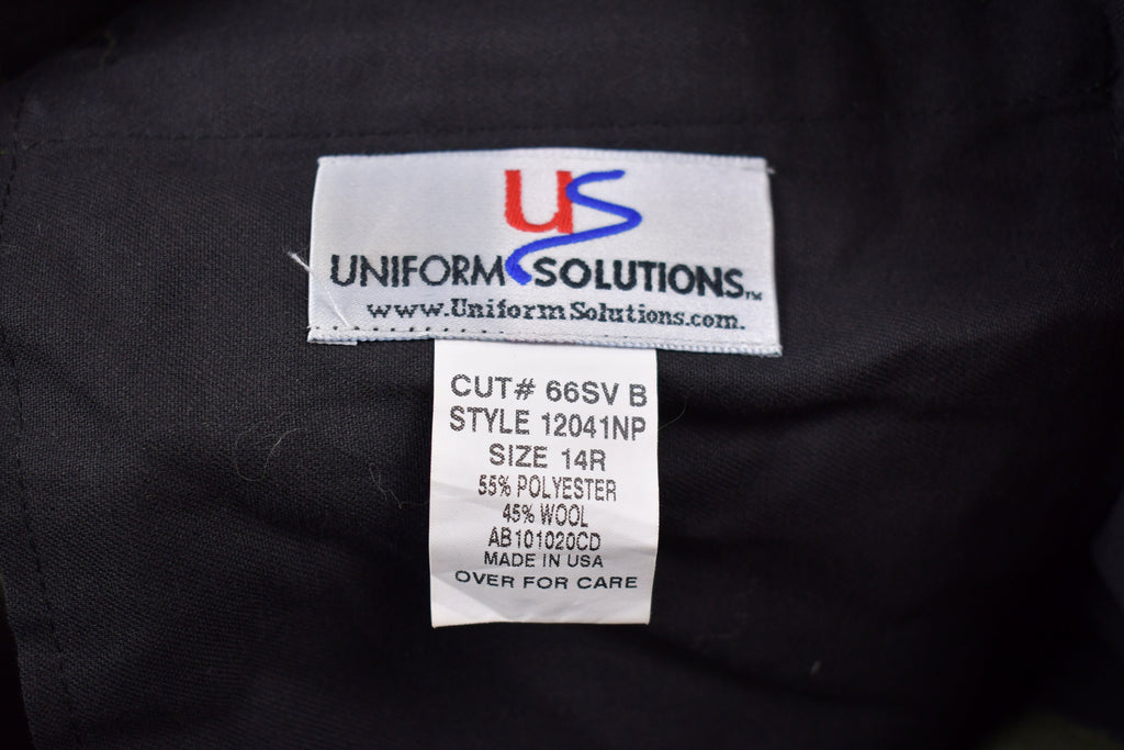 Vintage 1990's Uniform Trousers with Stretch Waist 28-30 x 28 Made in USA  American Vintage  Streetwear Fashion  Vintage Pants
