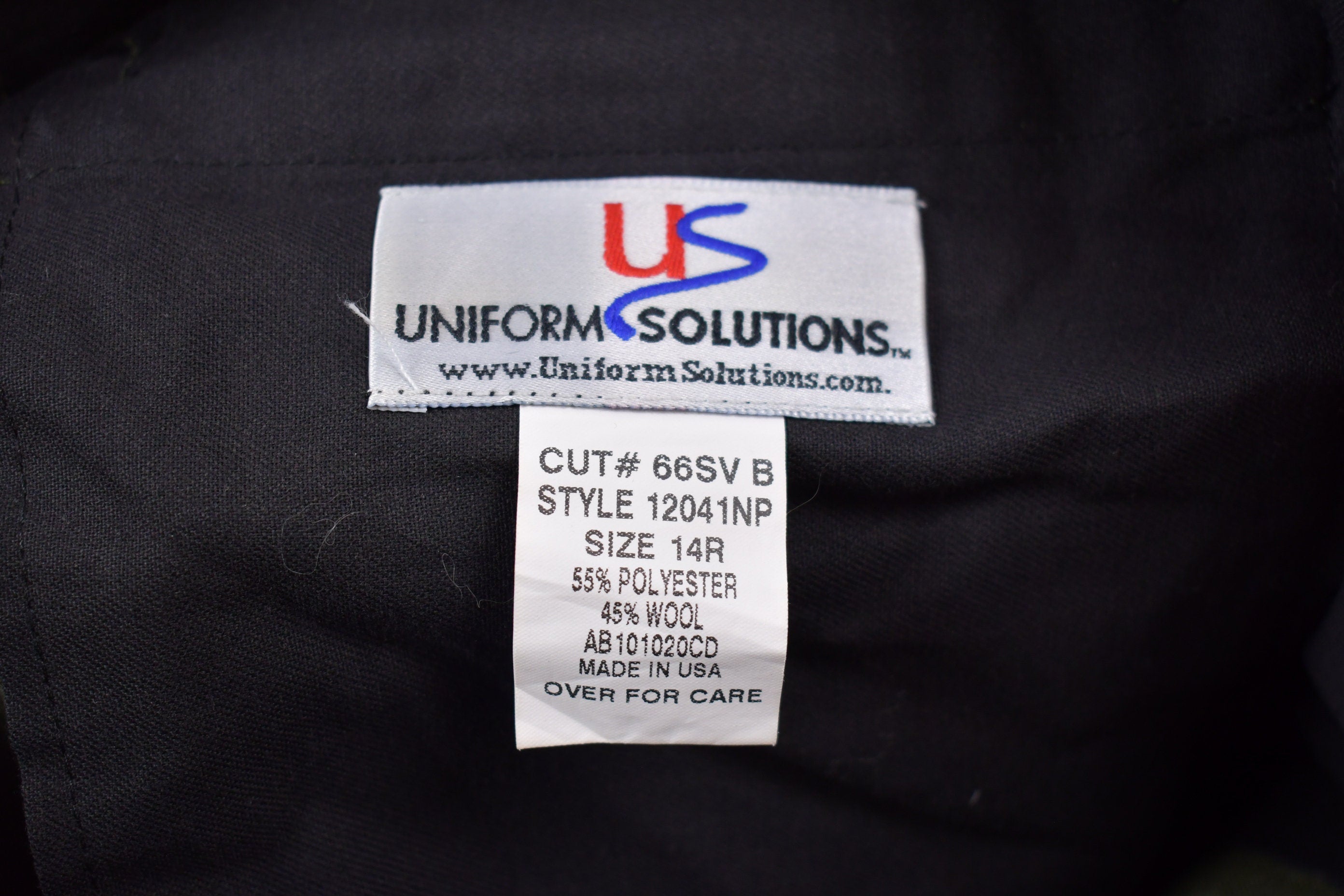 Vintage 1990's Uniform Trousers with Stretch Waist 28-30 x 28 Made in USA  American Vintage  Streetwear Fashion  Vintage Pants