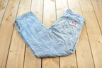 Vintage 1990s Dickies Blanket Lined Carpenter Pants 36x32