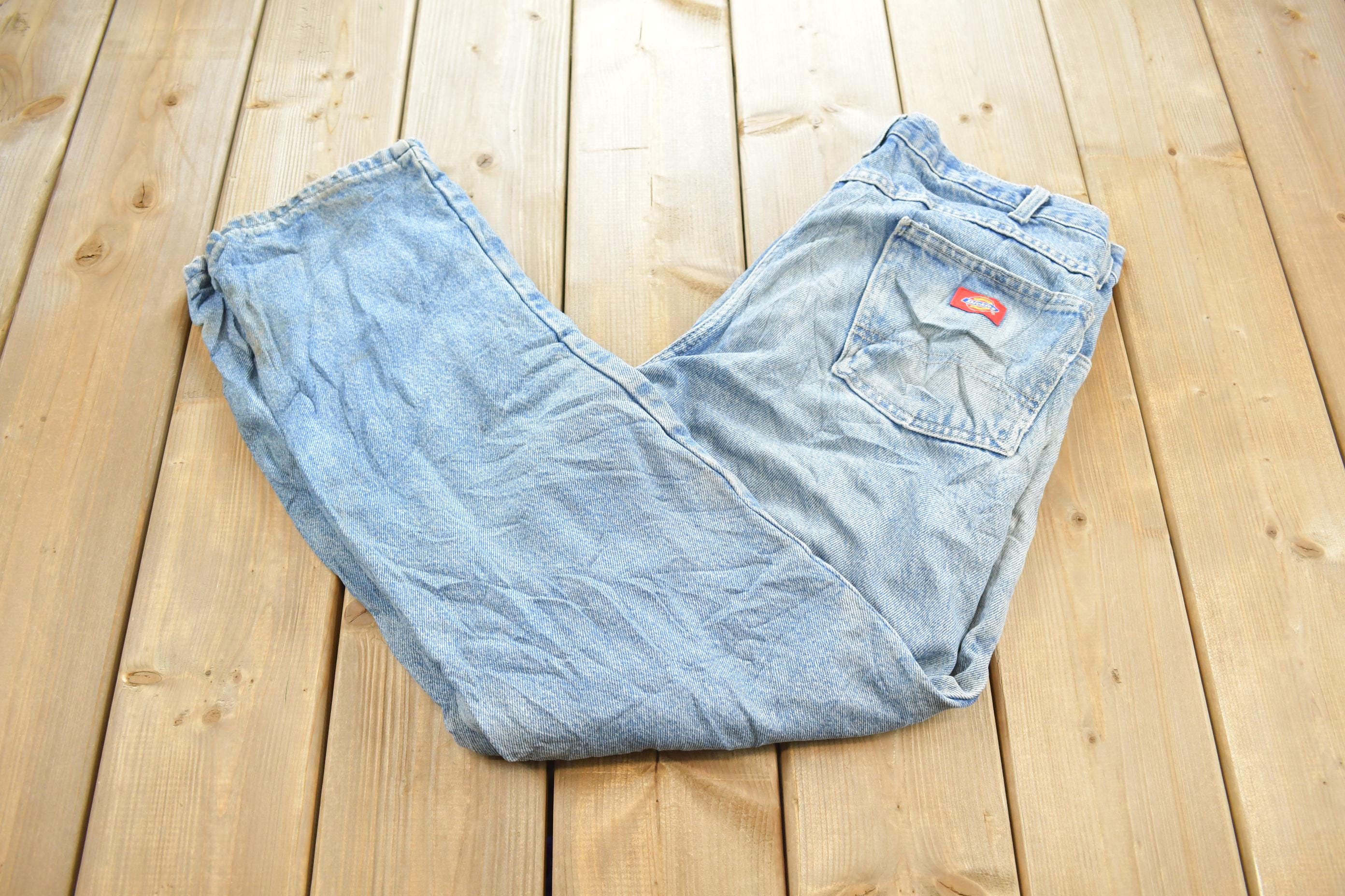 Vintage 1990s Dickies Blanket Lined Carpenter Pants 36x32