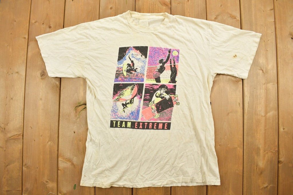 Vintage 1990s Team Extreme Sports Souvenir T Shirt
