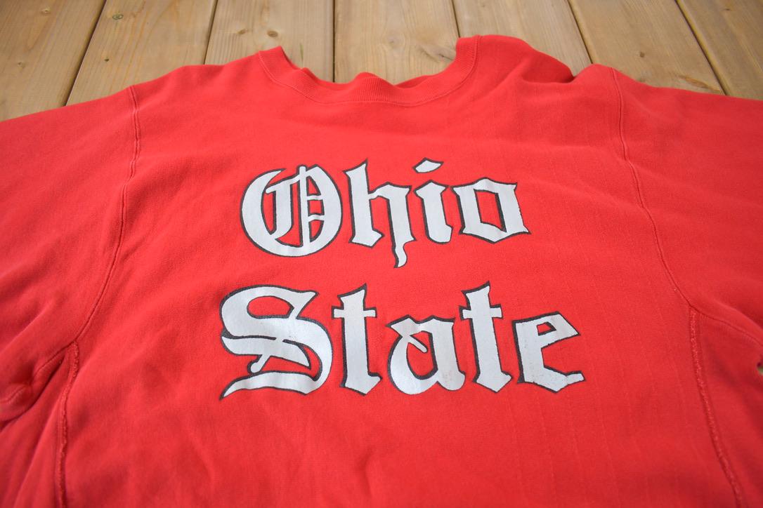 Vintage 1990s Ohio State University Collegiate Crewneck Made In USA