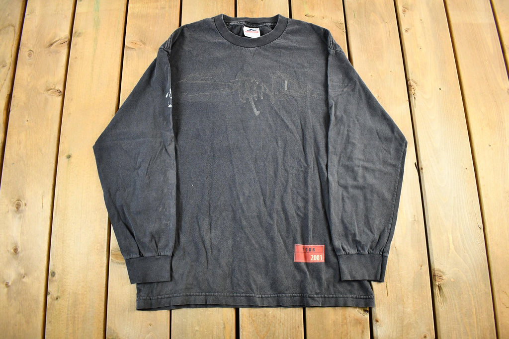 Vintage 2001 Staind Tour Nu Metal Tour Longsleeve T Shirt Men's L