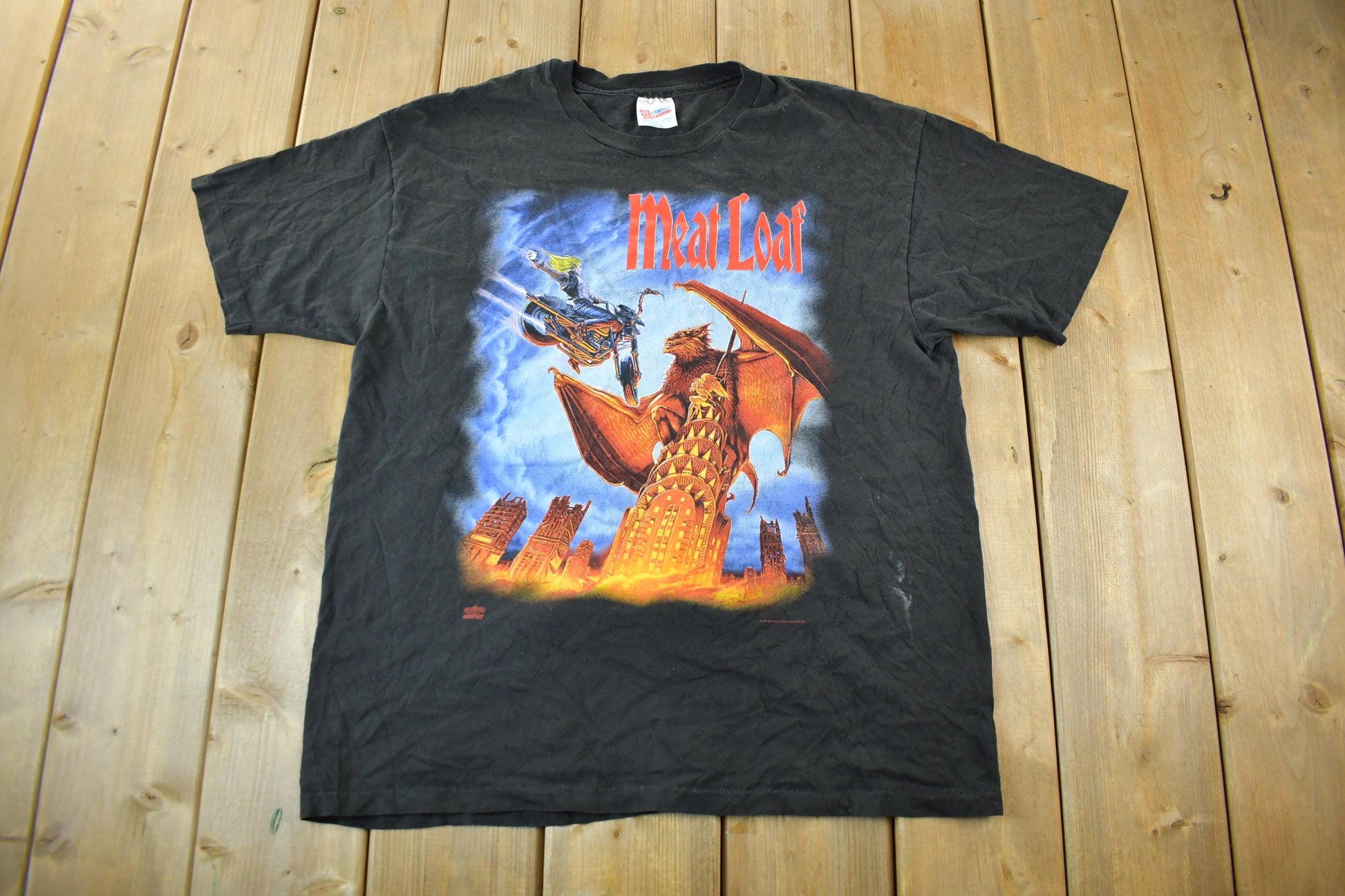 Vintage 1994 Meat Loaf Everything Loader Tour Band T-Shirt Men's XL