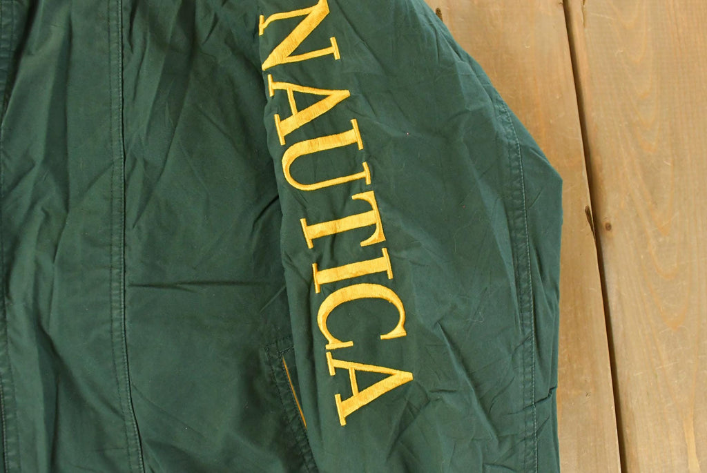 Vintage 1990s Nautica Full Zip Windbreaker Jacket Youth Large