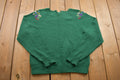 Vintage 1987s Floral Knit Crewneck Sweatshirt