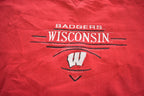 Vintage 1990s University Of Wisconsin Badgers Embroidered Crewneck