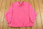 Vintage 1990s BHPC II Blank Collared Sweatshirt Sun Faded Women's 3X
