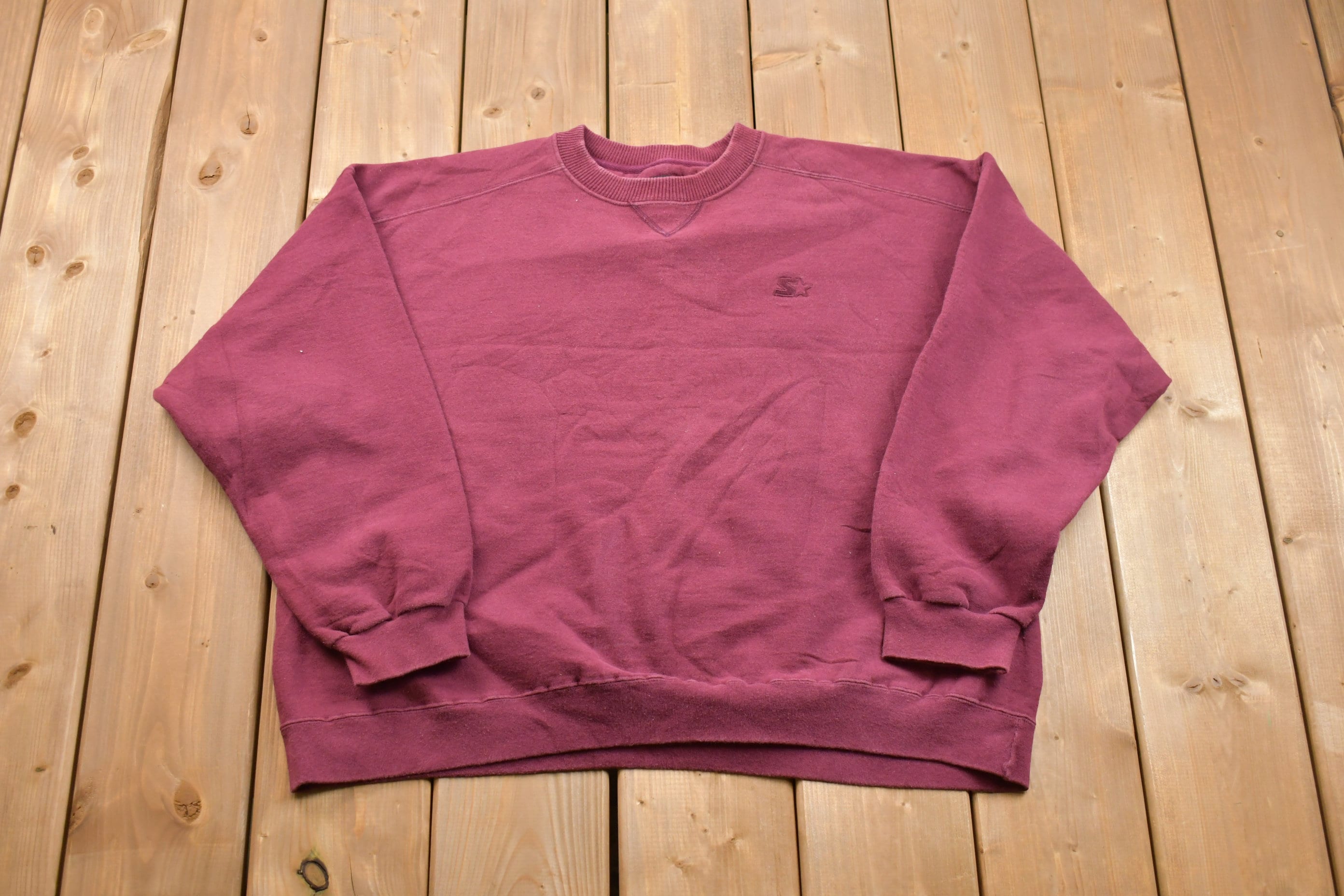Vintage 1990s Blank Starter Crewneck Sweatshirt