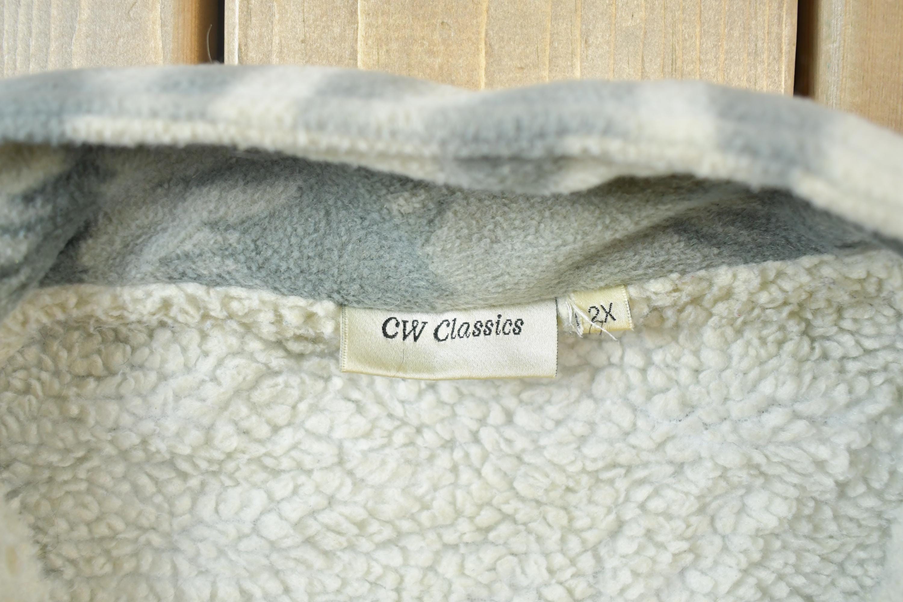 Vintage 1990s All Over Print Big Buck Deer Fleece Sweater