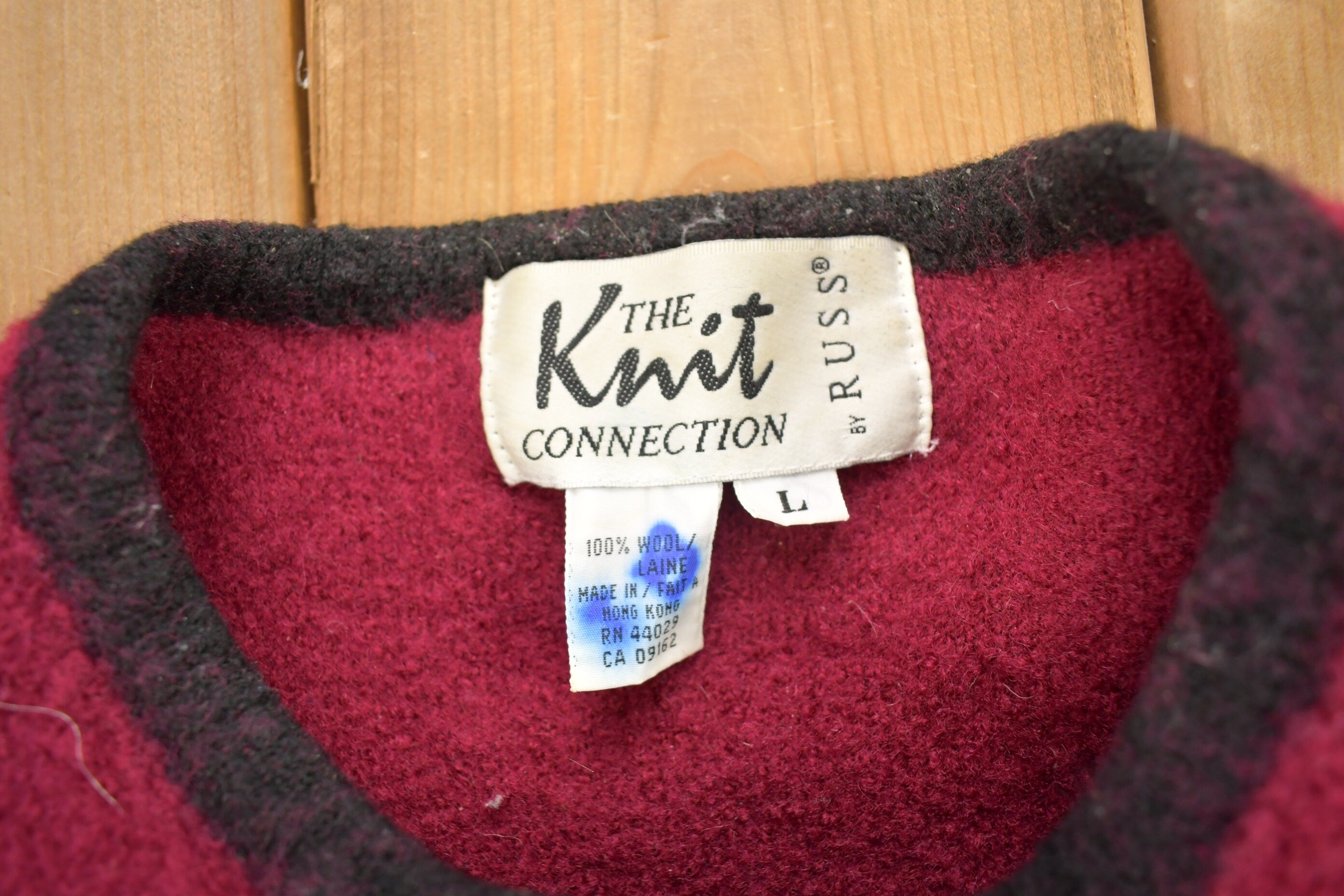 Vintage 1980s The Knit Collection By Russ Knitted Cardigan Sweater