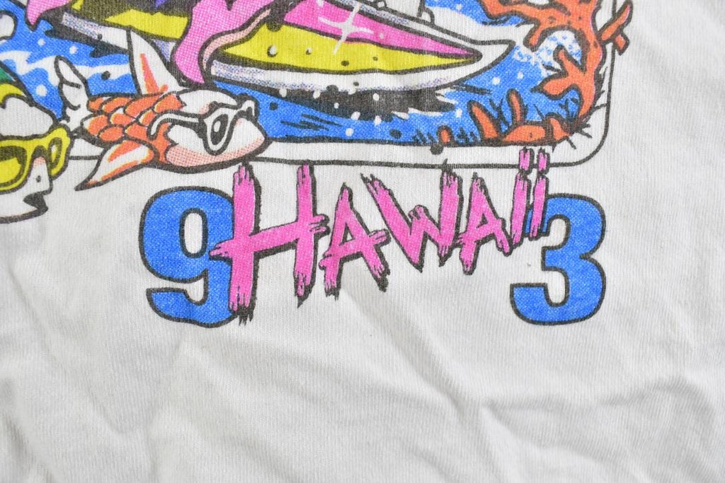 Vintage 1993 Hawaii Souvenir Neon T-Shirt