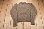 Vintage 1960s Elbow Patches Knitted Sweater