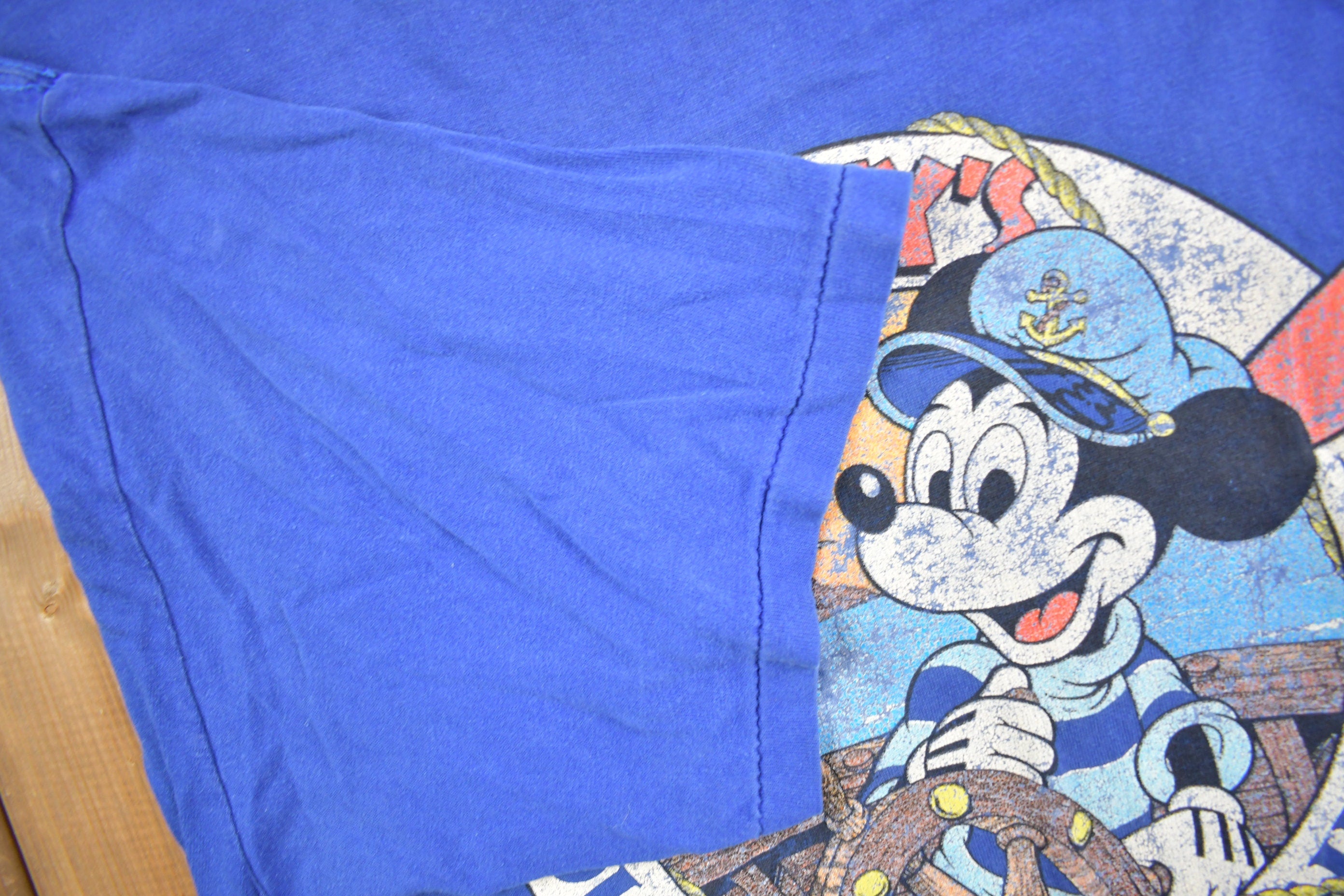 Vintage 1980s Mickey's South Seas Sail Away Disney T Shirt